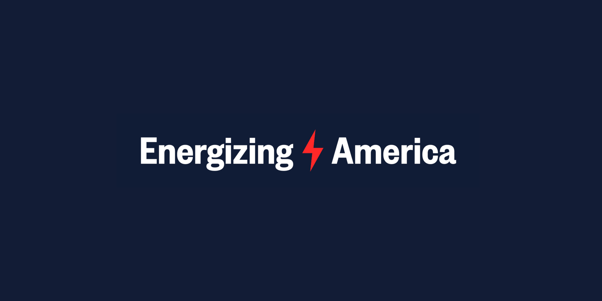 Energizing America banner
